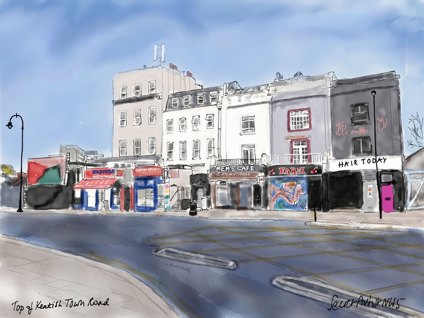Top of Kentish Town Road