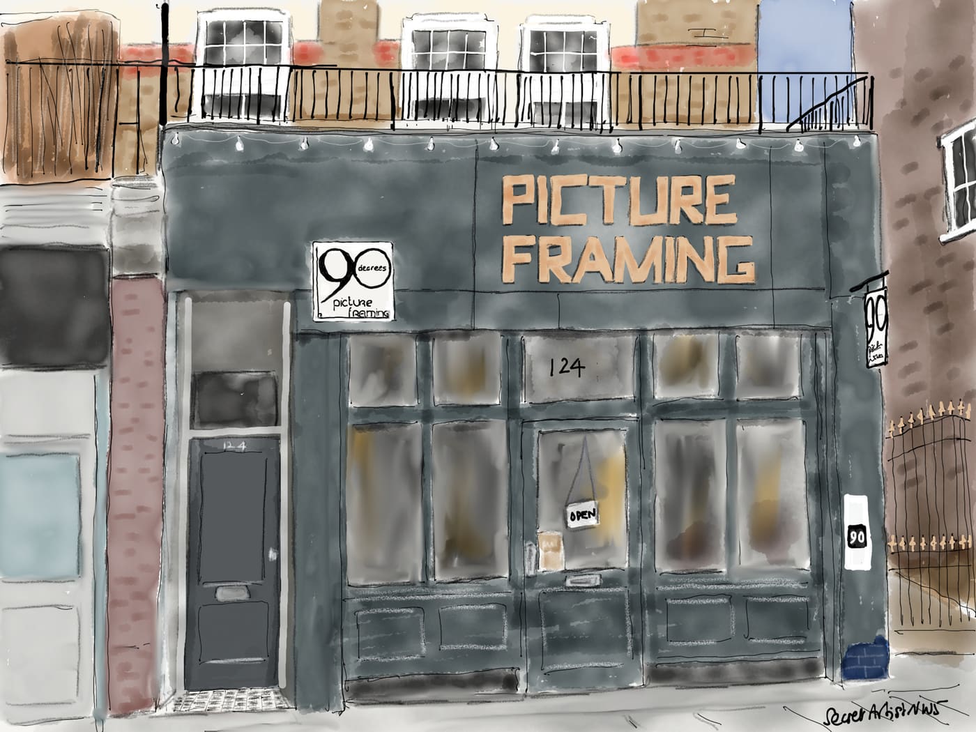 90 Degrees, Picture Framing, Fortess Road