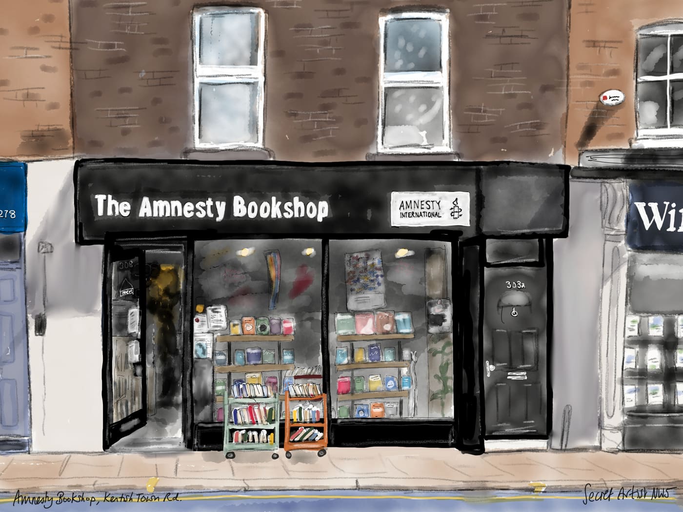 Amnesty Bookshop, Kentish Town Road