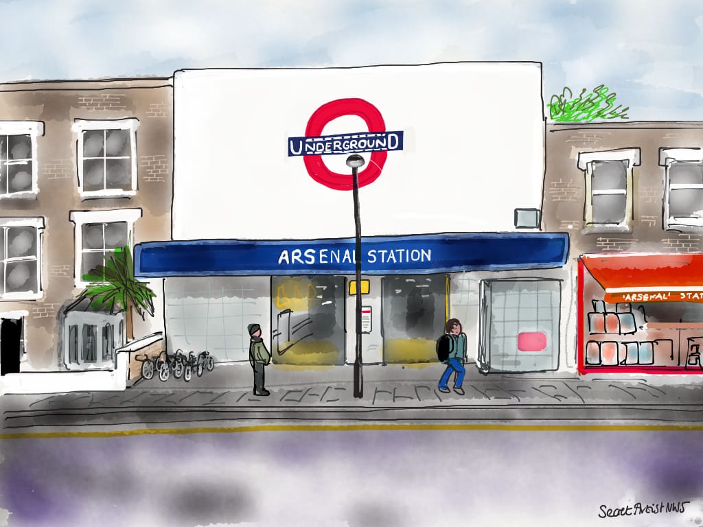 Arsenal tube station