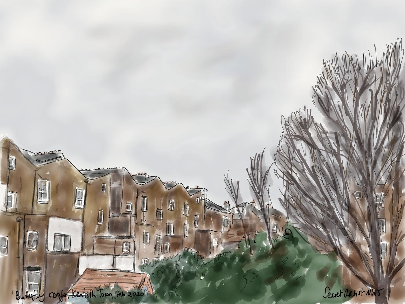 Backs of Lady Margaret Road