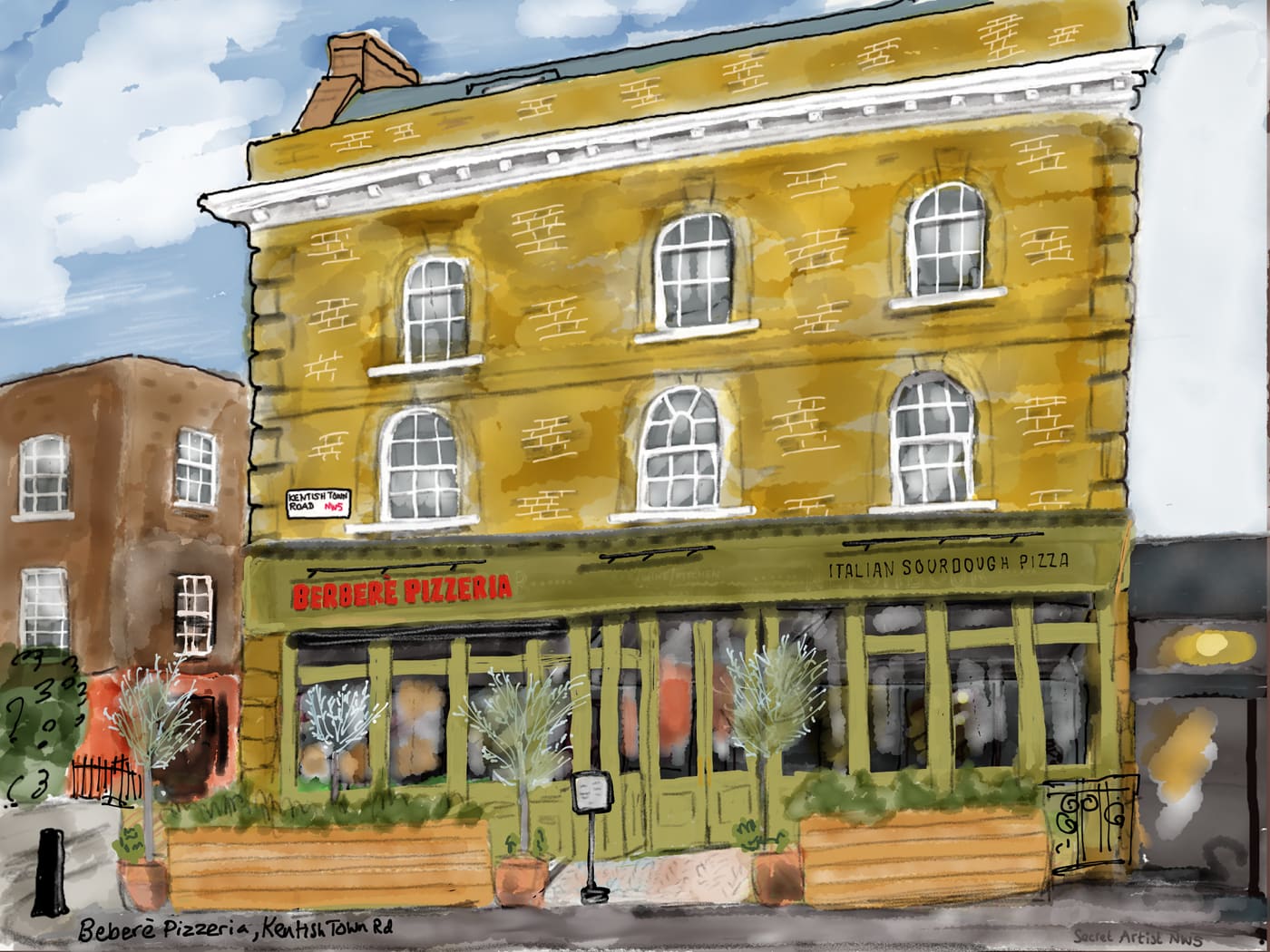 Barbere Pizzeria, 300 Kentish Town Road, London, GB NW5 2TG