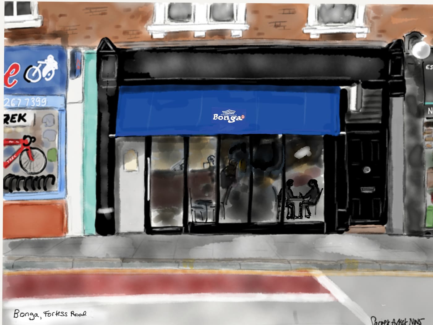 Bonga Korean restaurant, Fortess Road