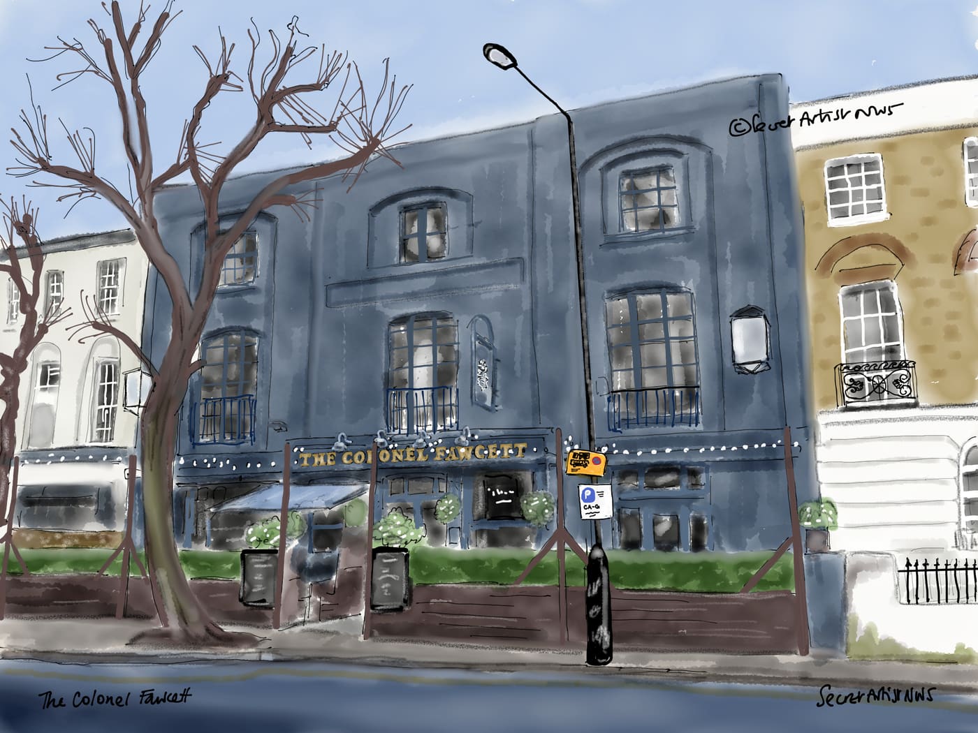 Colonel Fawcett, Randolph Street