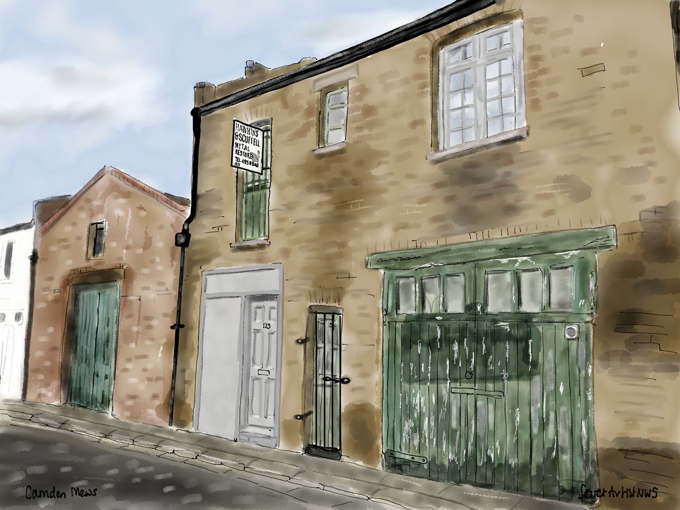 'Hawkins & Scuffell', 125 Camden Mews