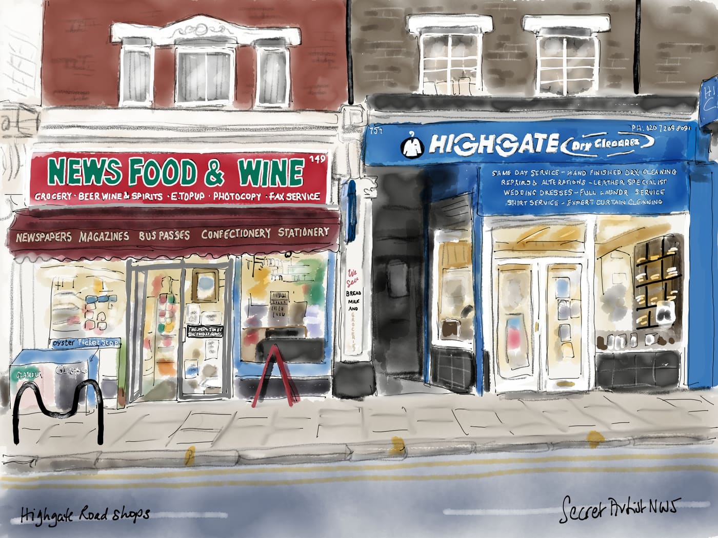 Highgate Road shops