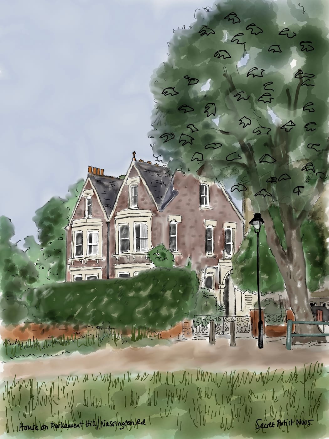 House on Nassington Road/Parliament Hill Fields