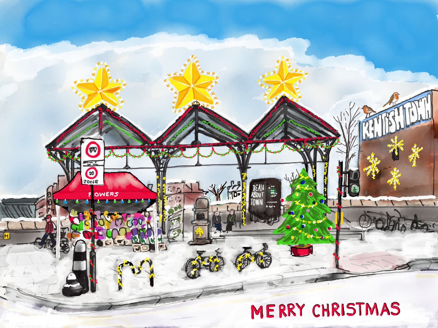 Kentish Town Canopy, Christmas card