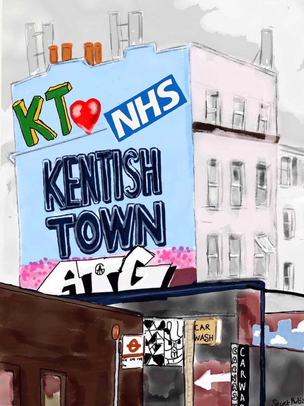 Kentish Town loves the NHS, Coronavirus 2020