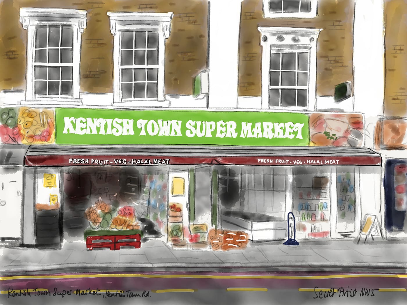 Kentish Town Super Market, Kentish Town Road