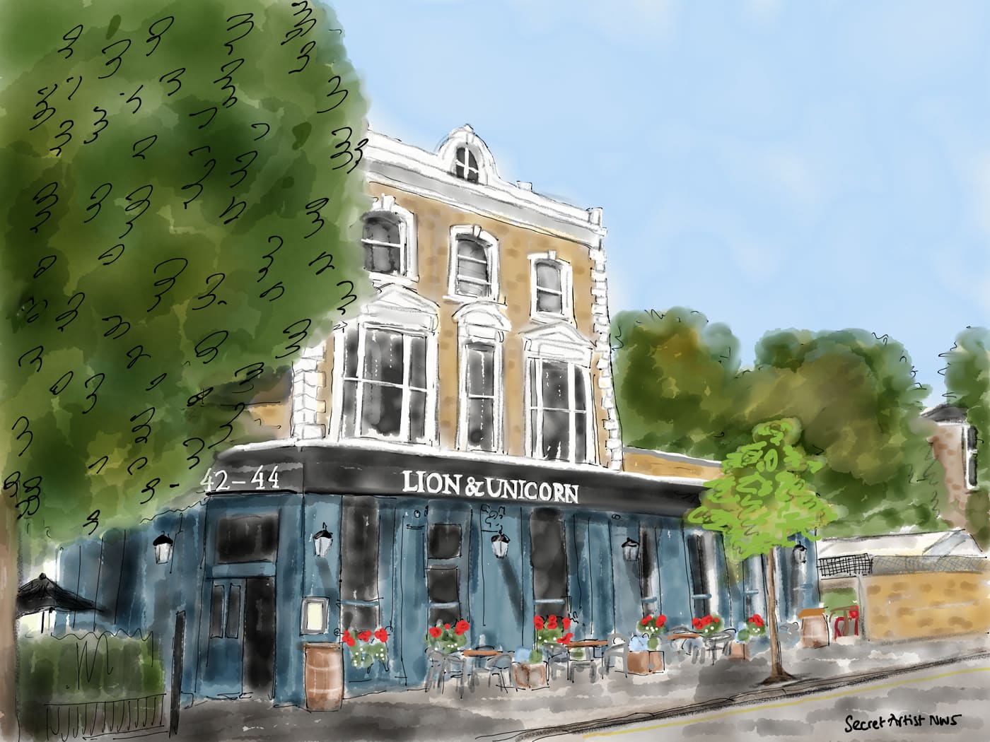 Lion & Unicorn pub, Gaisford Street