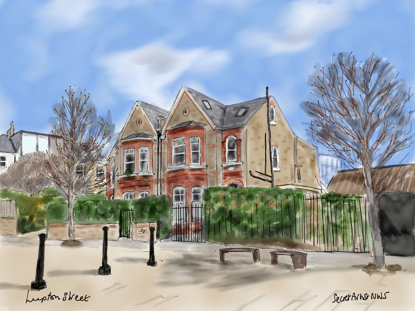 Lupton Street houses
