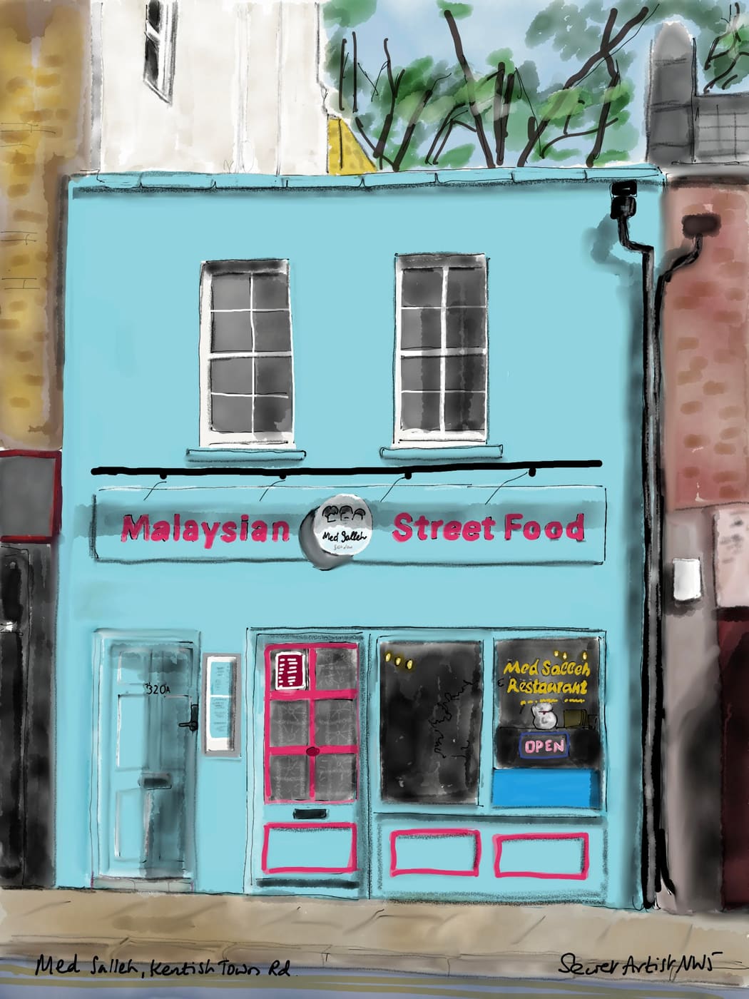 Med Salleh Mediterranean Street Food, Kentish Town Road