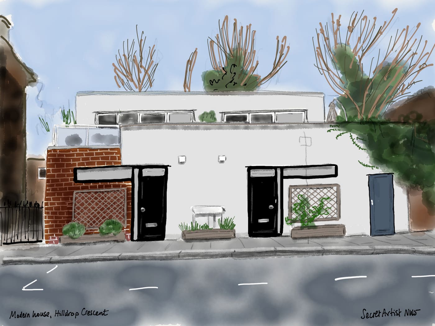 Modern house, Hilldrop Crescent