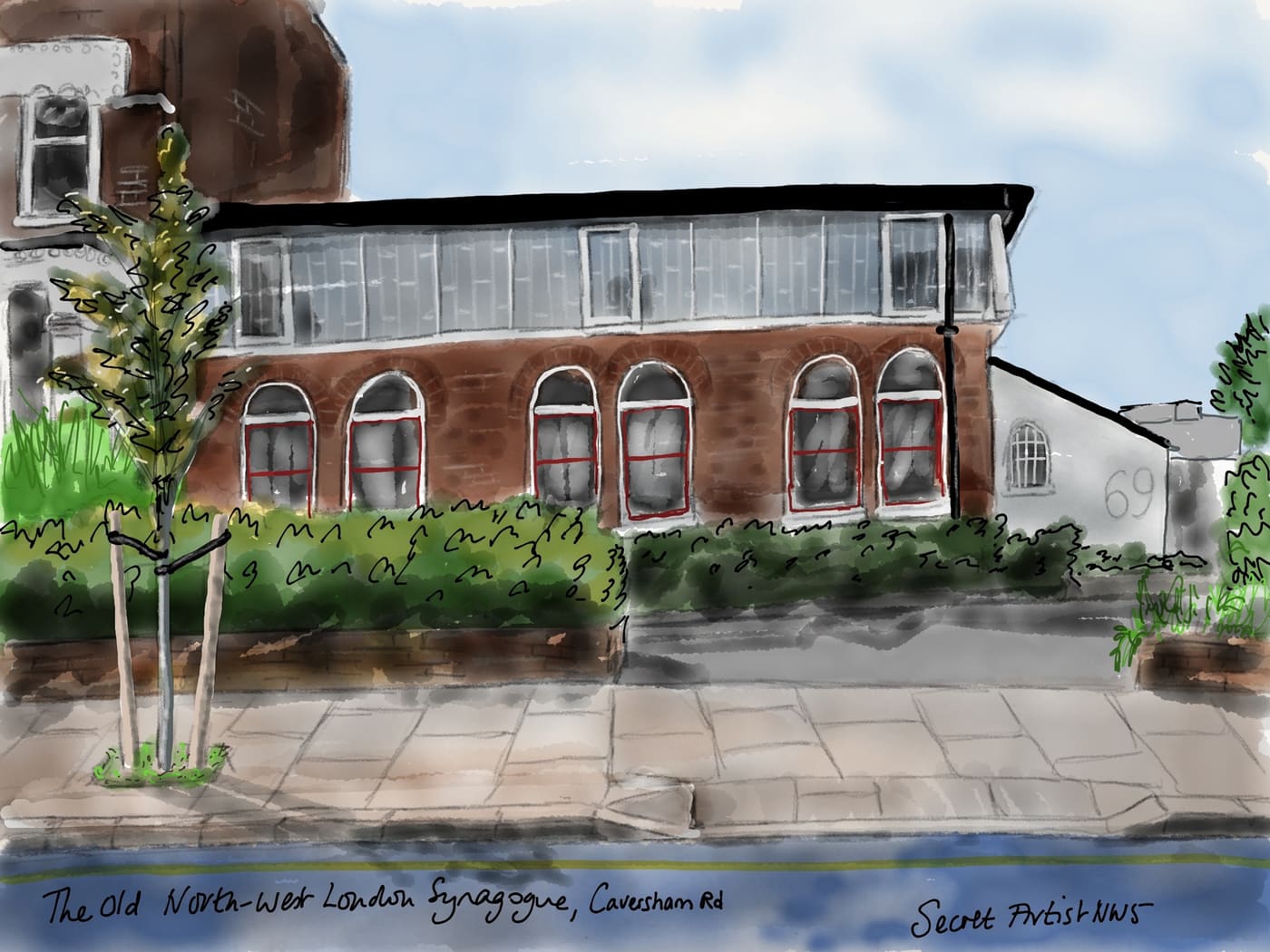 Old North-west London synagogue, Caversham Road