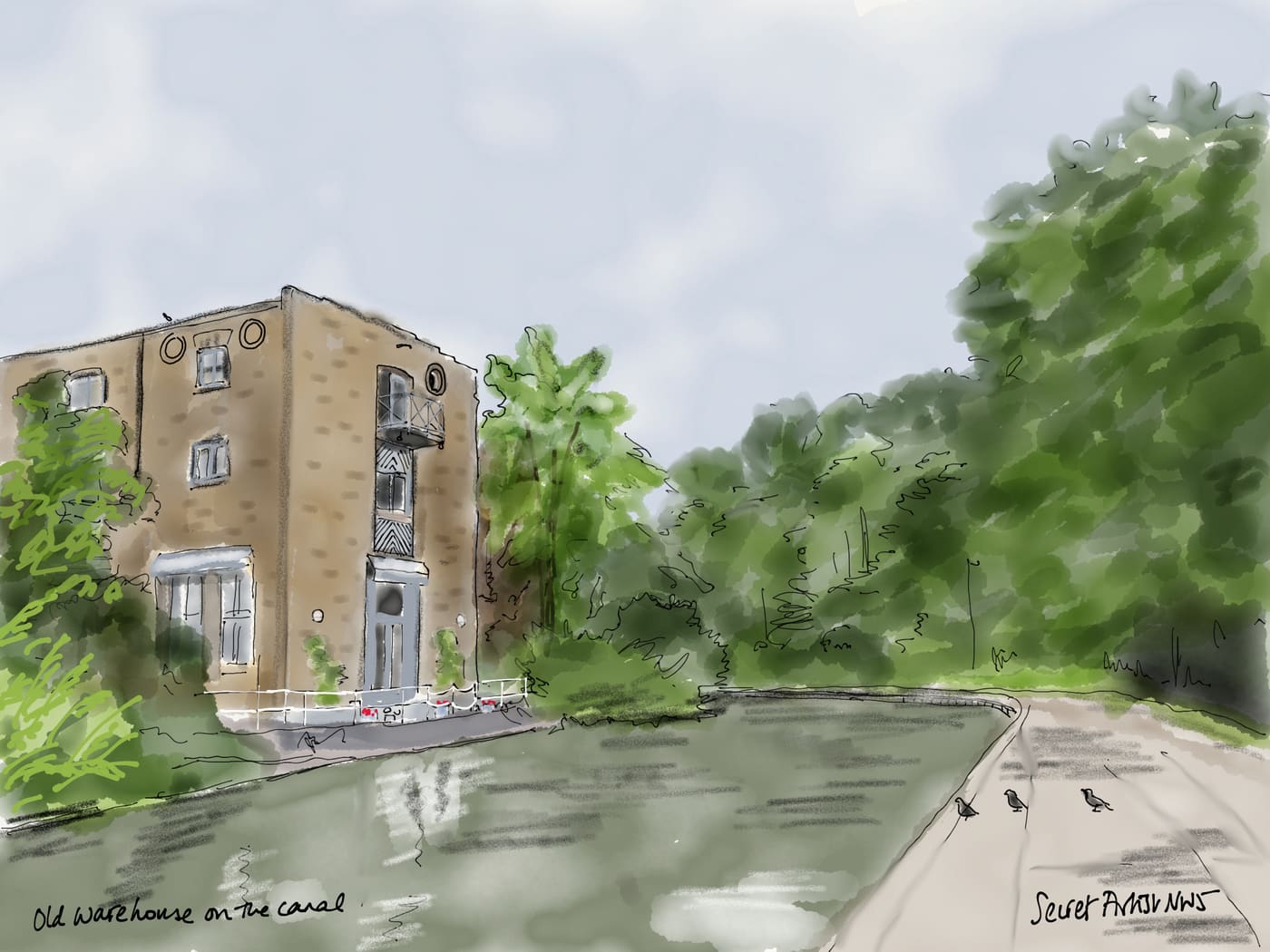 Old warehouse, Regent's Canal