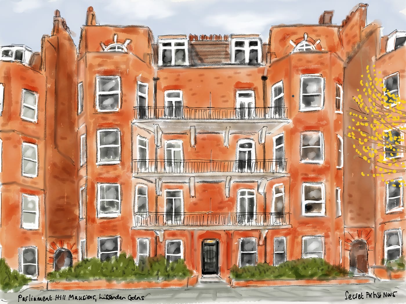 Parliament Hill Mansions, Lissenden Gardens