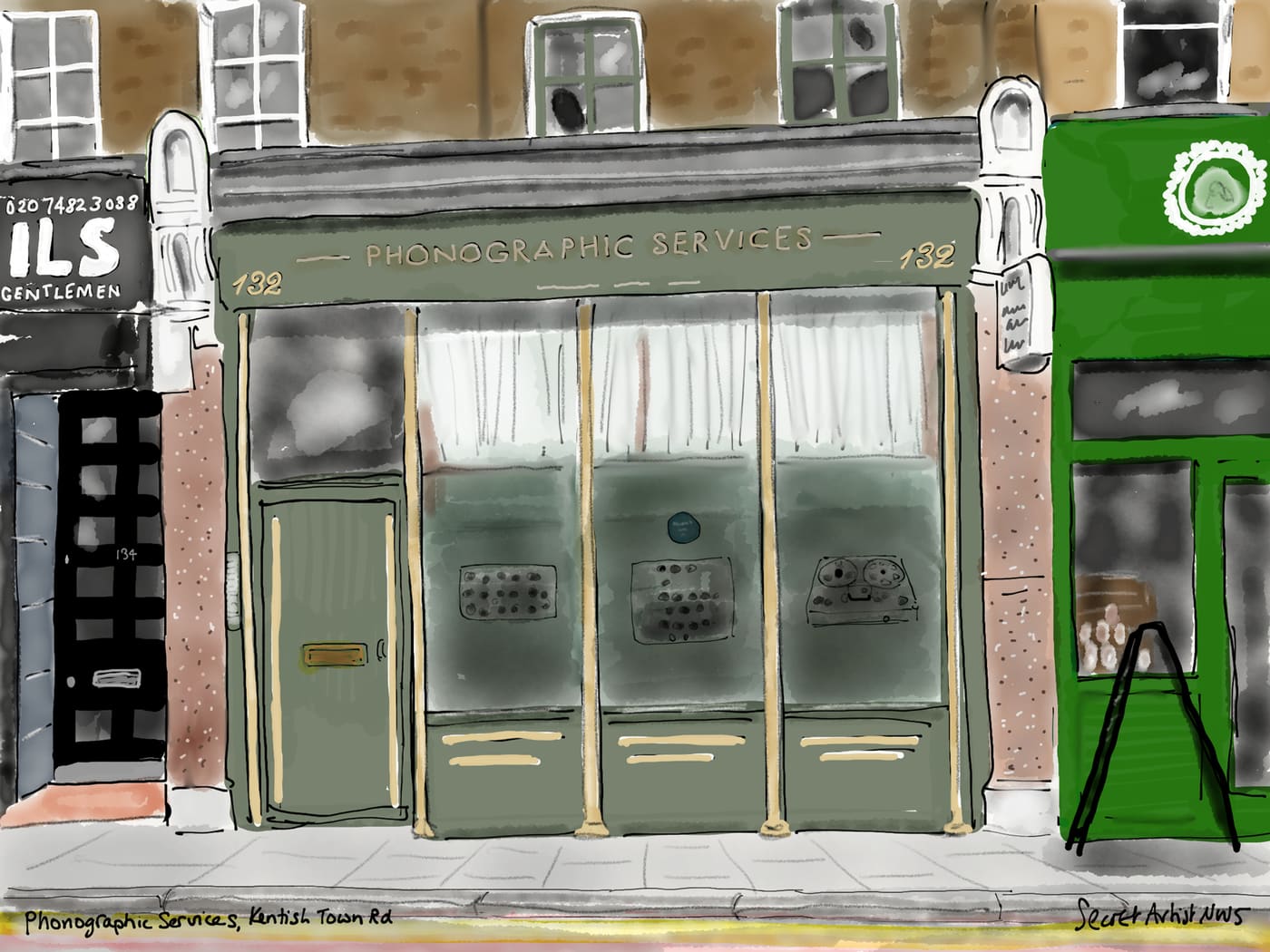 Phonographic Services, Kentish Town Road