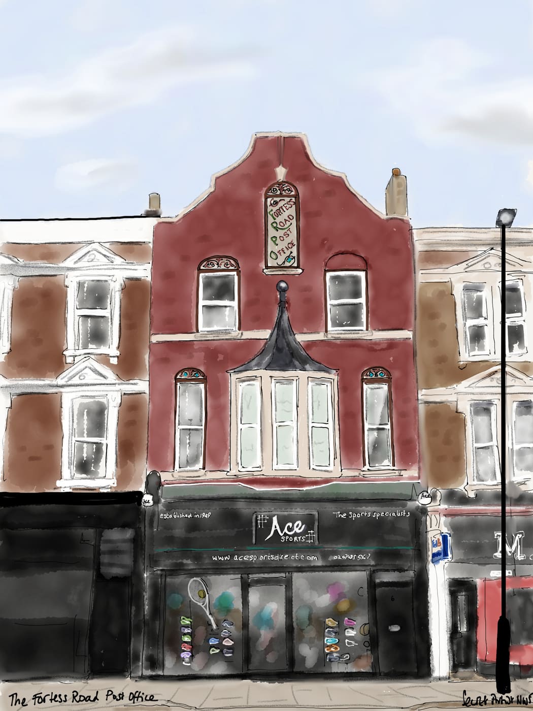 The old Fortess Road Post Office/Ace Sports