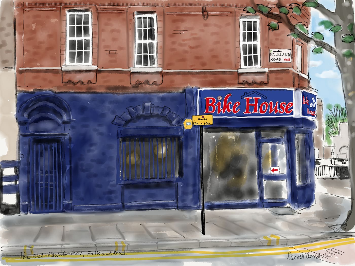 The old pawnbrokers, Falkland Road