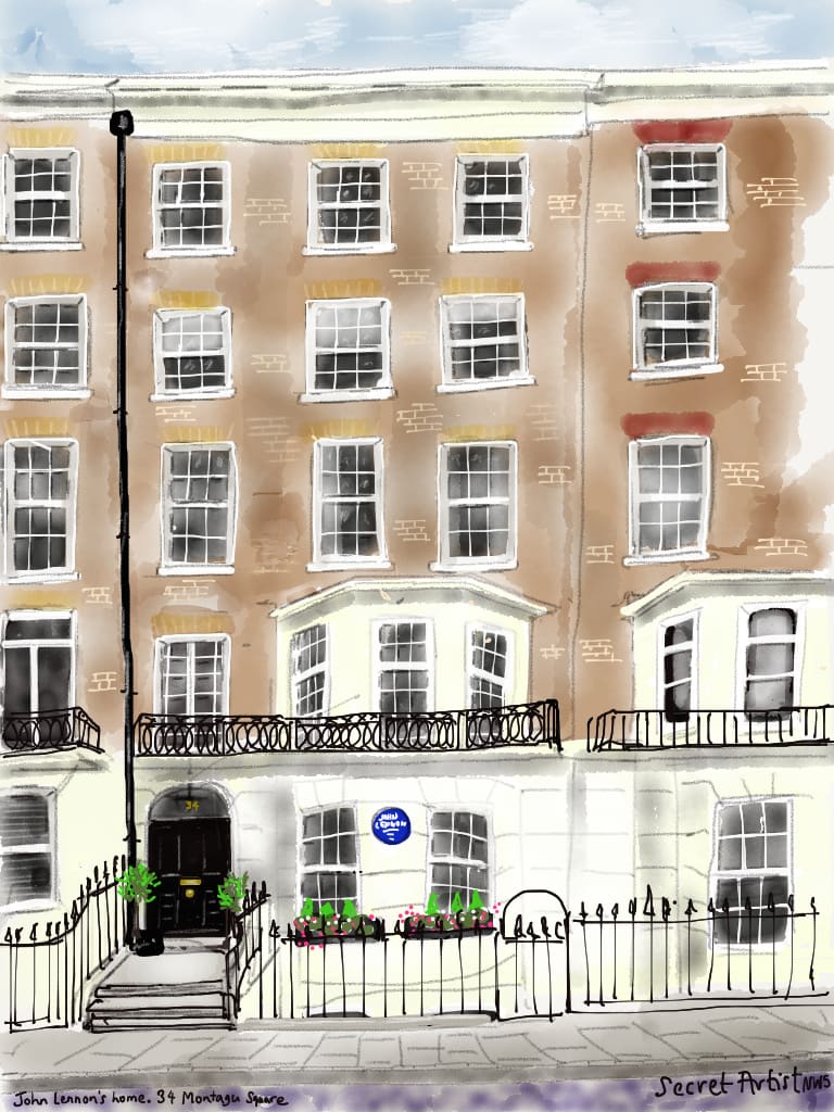 John Lennon house, Montagu Square
