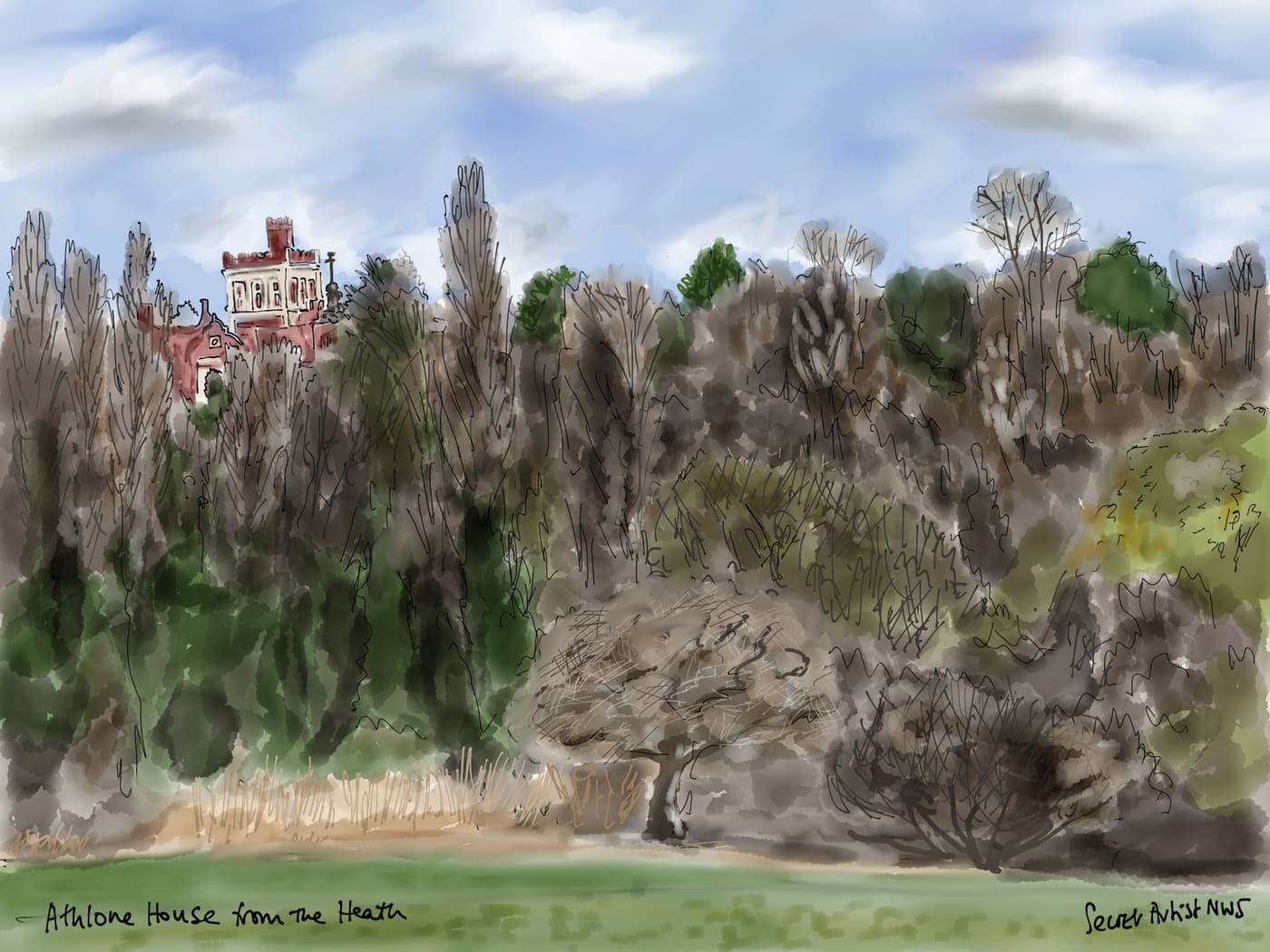 View of Athlone House from Parliament Hill