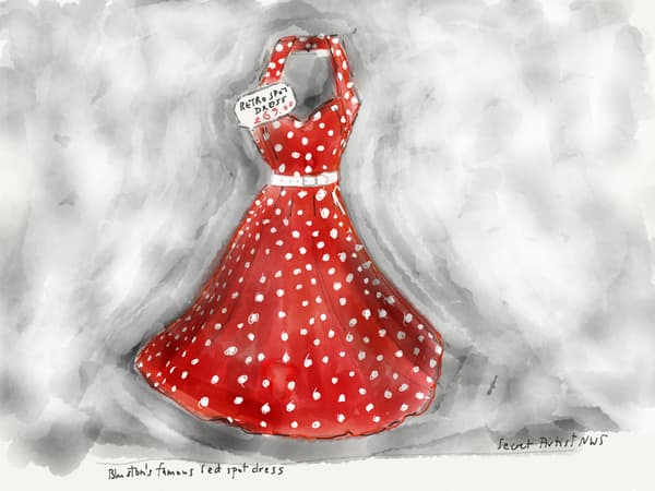 Blustons Spotty Red Dress
