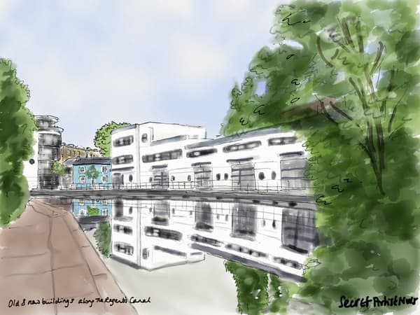Modern flats on the Regent's Canal