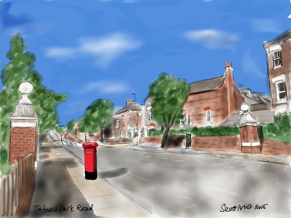 Old gate posts on Tufnell Park Road