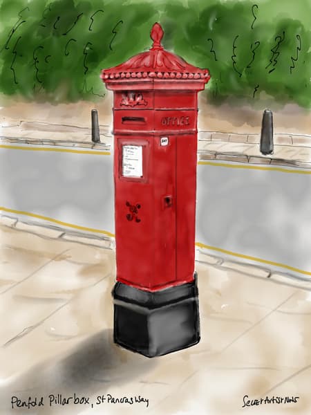 Penfold pillar box, St Pancras Way