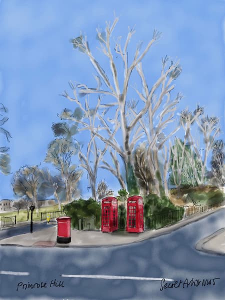 Telephone boxes, Primrose Hill