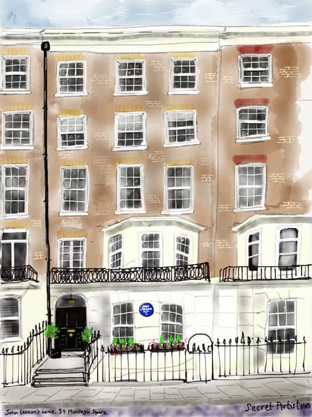 John Lennon house, Montagu Square