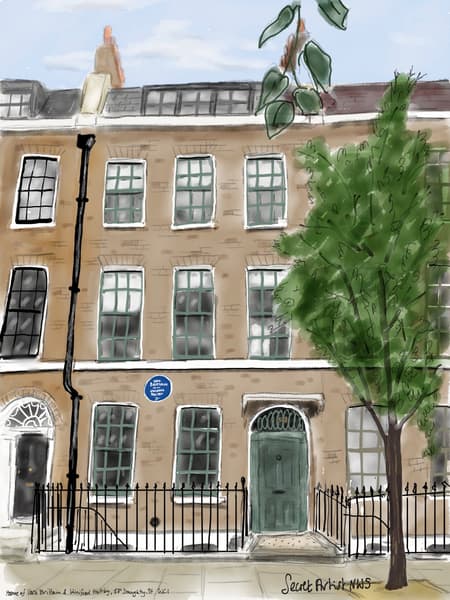 Vera Brittain's & Winifred Holtby's house, Gower Street