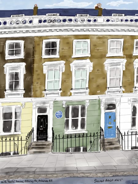WB Yeats' house, Fitzroy Road, Primrose Hill